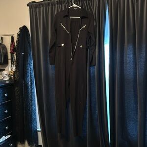 Nasty Gal Black Boiler Suit
